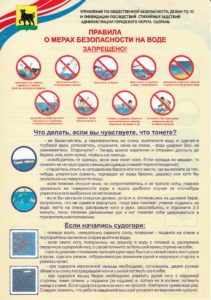 Правила о мерах безопасности на воде